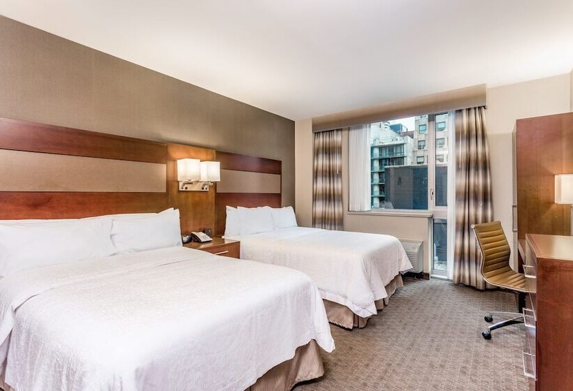 스탠다드 룸 더블 침대 2개, Hampton Inn Manhattan Grand Central