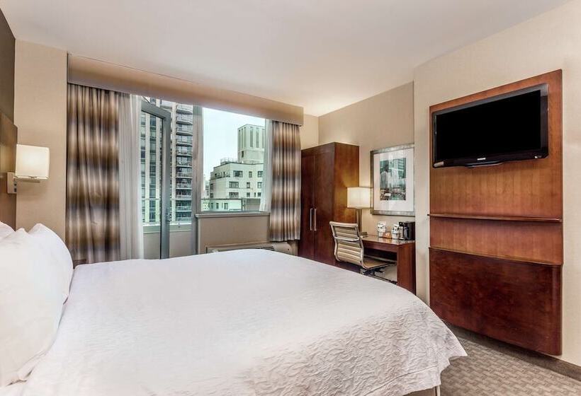 스탠다드 룸 더블 침대, Hampton Inn Manhattan Grand Central