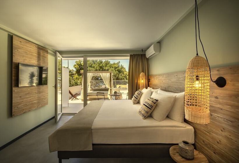 스탠다드 룸 측면 바다 전망, Places Hvar Hotel By Valamar