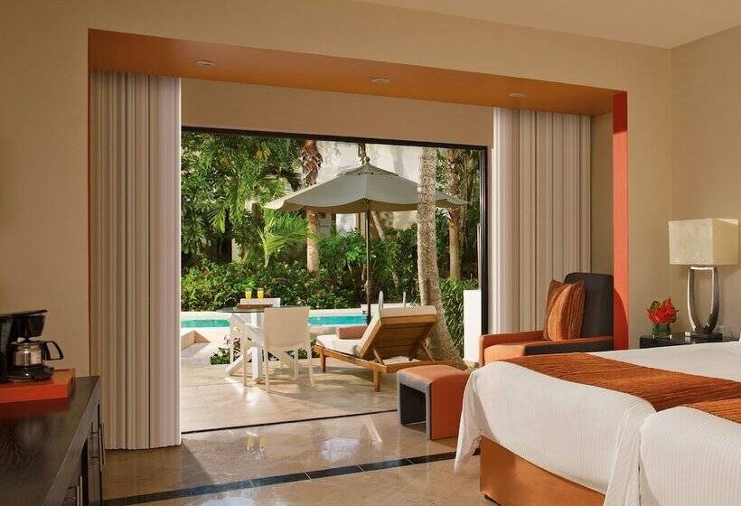 キングサイズベッドのデラックスルーム, Grand Oasis Tulum Riviera