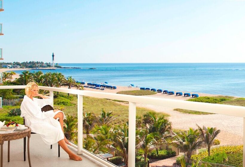 스탠다드 룸 더블 침대 바다 전망, Fort Lauderdale Marriott Pompano Beach Resort And Spa