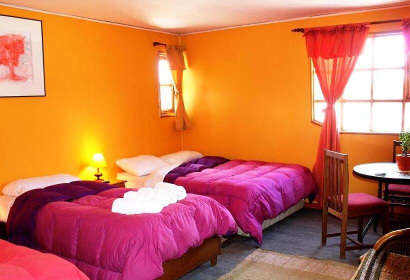 Standard Fyrbäddsrum Delat Badrum, Hostal Torre De Babel