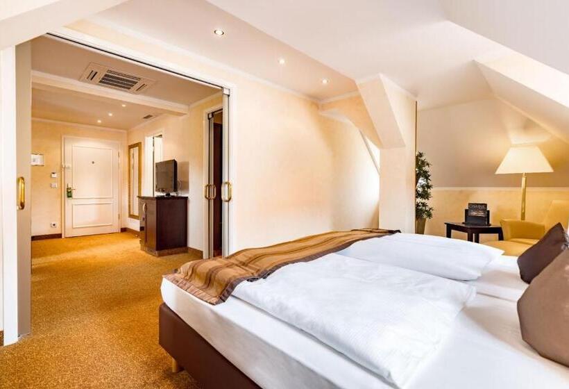 带园景的小型套房, Burghotel Staufeneck