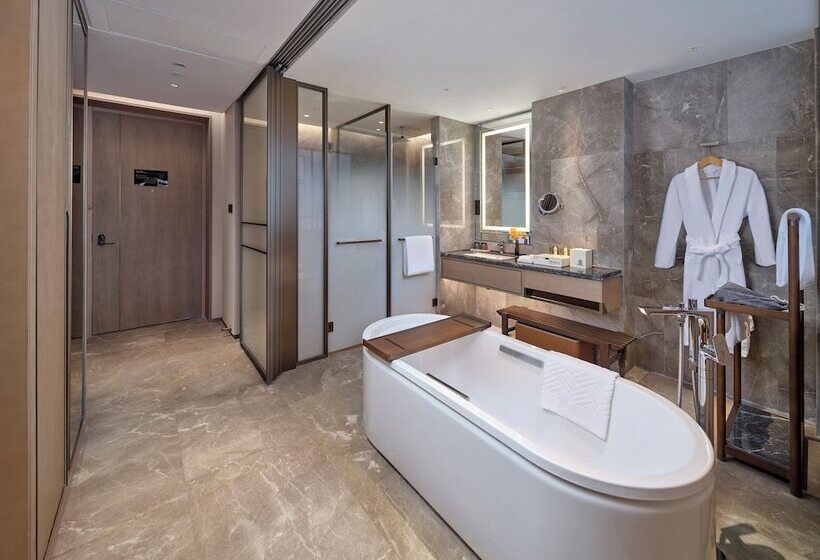 اتاق لوکس با چشم‌انداز باغ, Doubletree By Hilton Yancheng Dayangwan