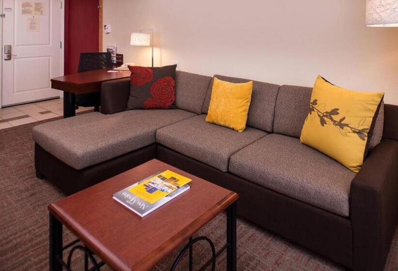 带大床的标准工作室, Residence Inn By Marriott Albuquerque Airport