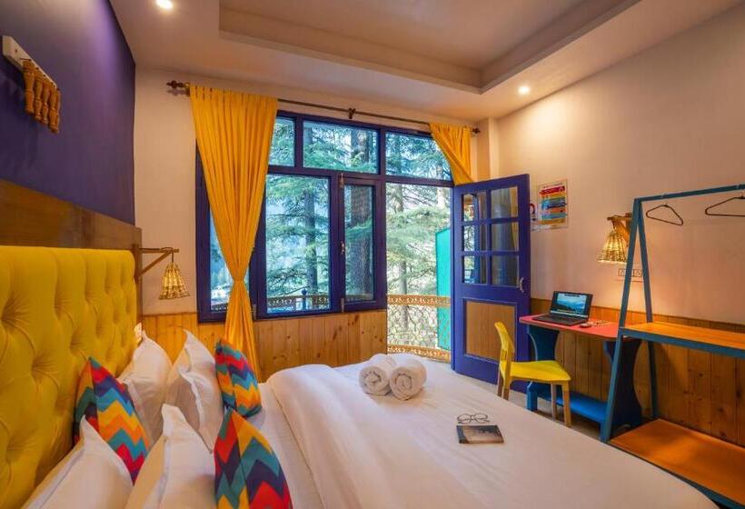 带阳台的豪华间, Gostops Kasol