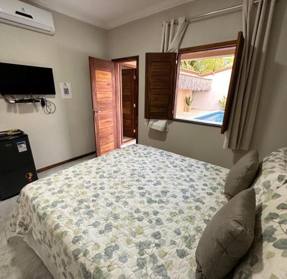 מיטת קינג בסוויטה, Pousada Canaã Icaraizinho