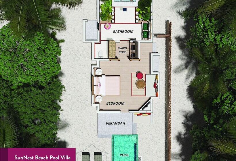 Вилла с 1 спальней и бассейном, Oblu Select Lobigili  Premium Allinclusive With Free Transfers