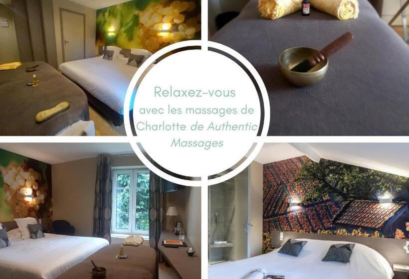 Номер Стандарт, Auberge De Clochemerle, Spa Privatif & Restaurant Gastronomique