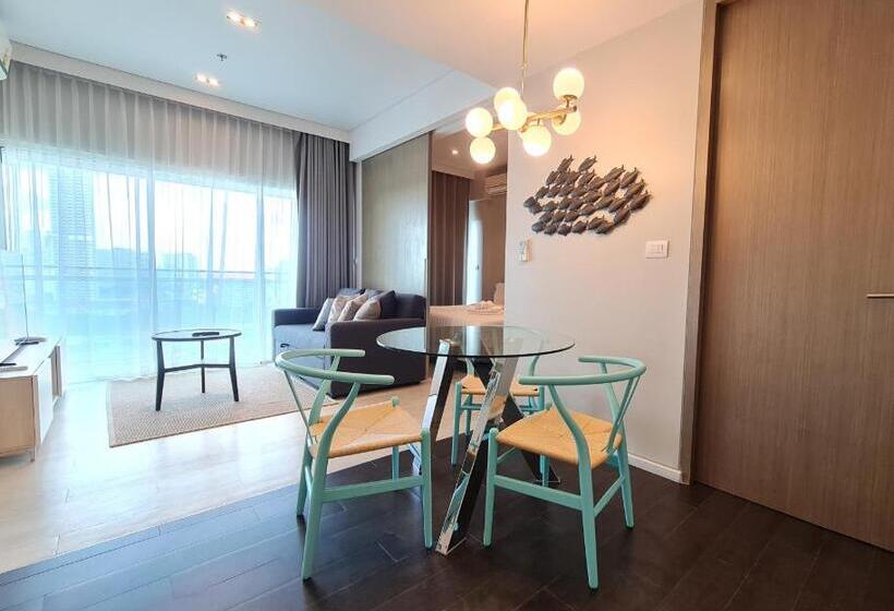 家庭间侧面带海景, Veranda Residence Pattaya By Sea
