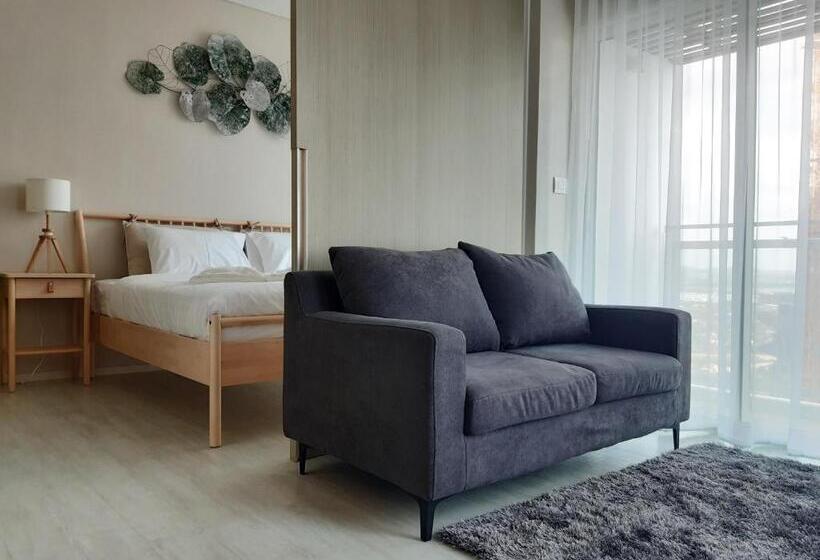 带1个卧室的带海景的公寓, Veranda Residence Pattaya By Sea