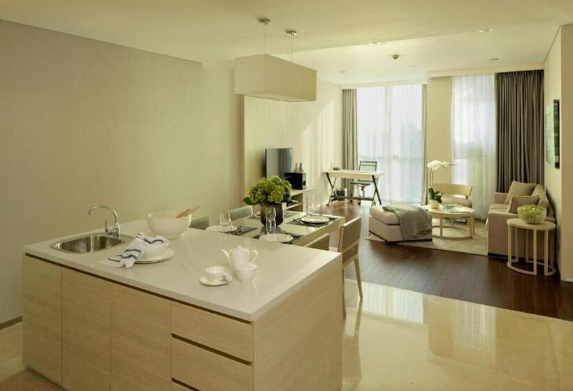 带2个卧室的优质公寓, Fraser Residence Menteng, Jakarta