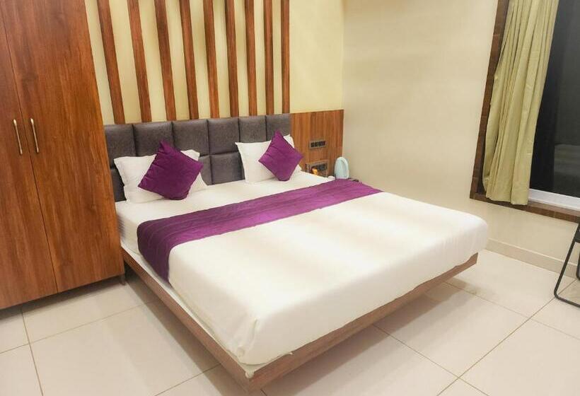 带大床的标准间, Passiflora Beach Resort Alibaug
