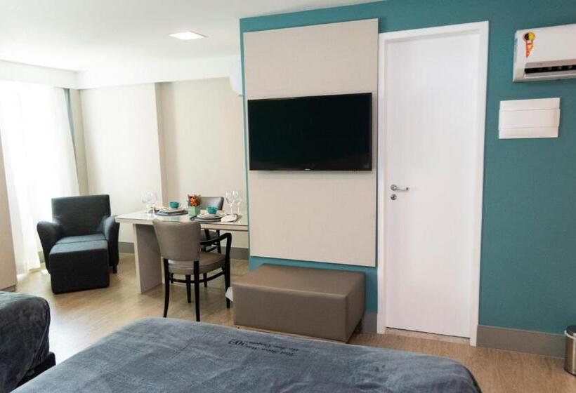바다 전망 스위트, 202 Flat Beira Mar Av Boa Viagem Com Cozinha