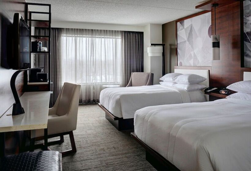 חדר סטנדרט שתי מיטות זוגיות, Marriott East Lansing At University Place