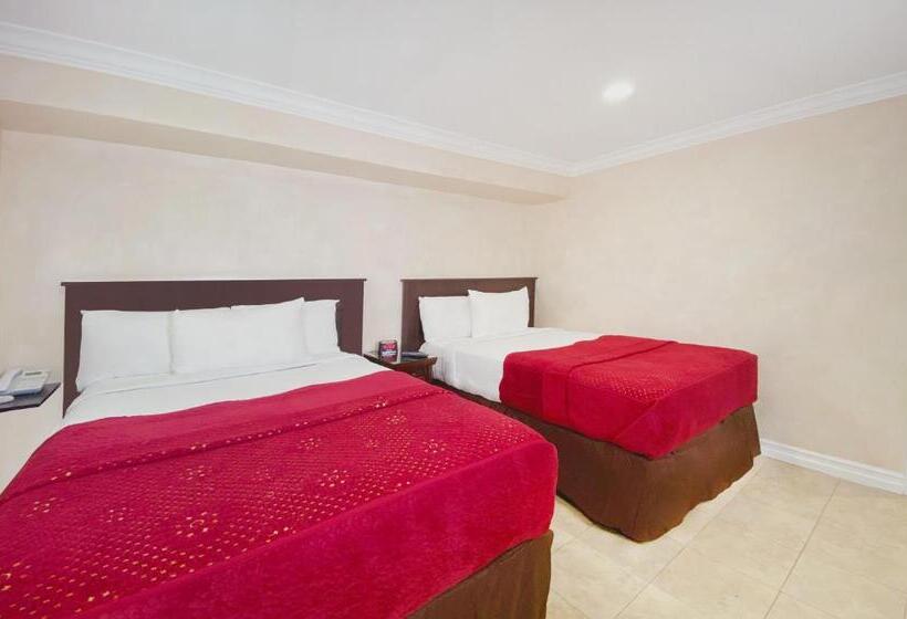 带2个双人床的标准工作室, Nite Inn At Universal City   Walking Distance To Universal Studios Hollywood