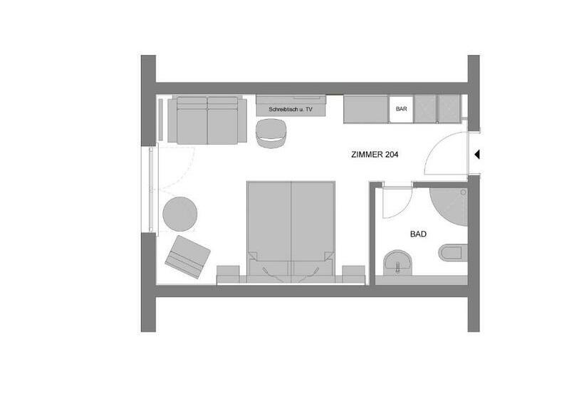Номер Стандартный с Видом, Weinhotel St. Stephanus