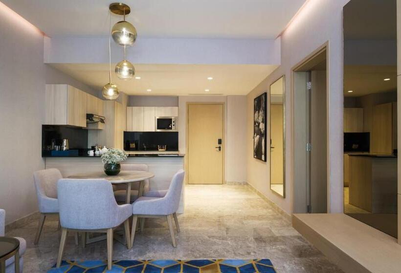 2 Bedroom Apartment Pool View, Maani Muscat Hotel & Suites