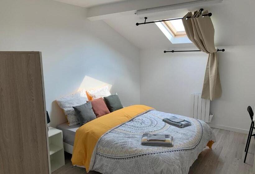 اتاق استاندارد با سرویس بهداشتی مشترک, Villa Tenjin Chambre 16