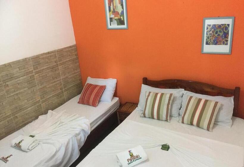 غرفة قياسية ثلاثية, Papagaio Hostel & Pousada