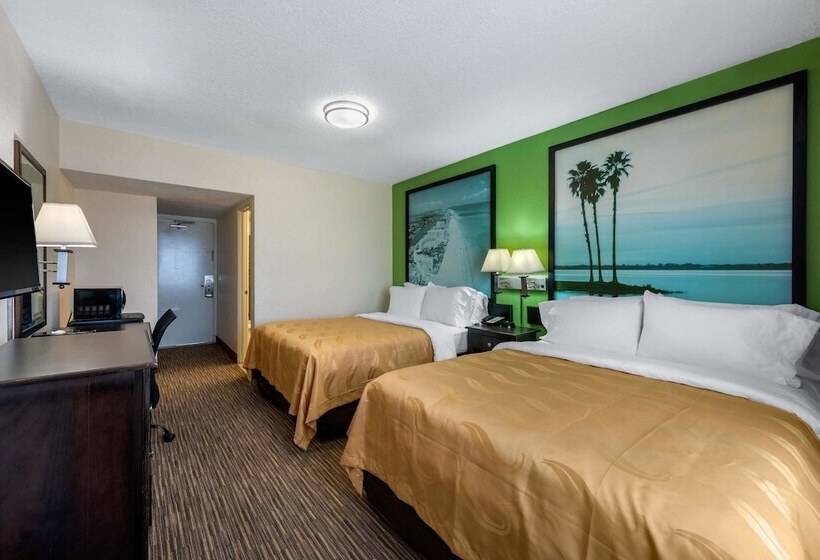 스탠다드 룸 더블 침대 2개, Quality Inn Daytona Beach Oceanfront