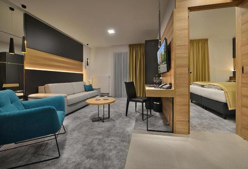 Люкс с Террасой, Premium Wellness & Wine Hotel Znojmo