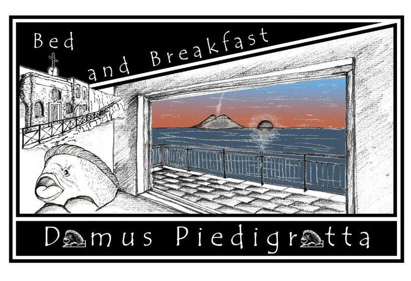 片側に海が見えるデラックスルーム, B&b Domus Piedigrotta