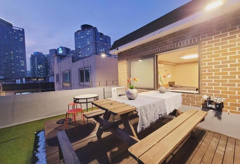 テラス付きスタンダードワンルーム, Olive Hostel Myeongdong