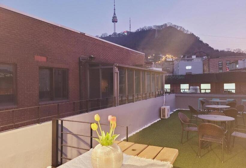 テラス付きスタンダードワンルーム, Olive Hostel Myeongdong