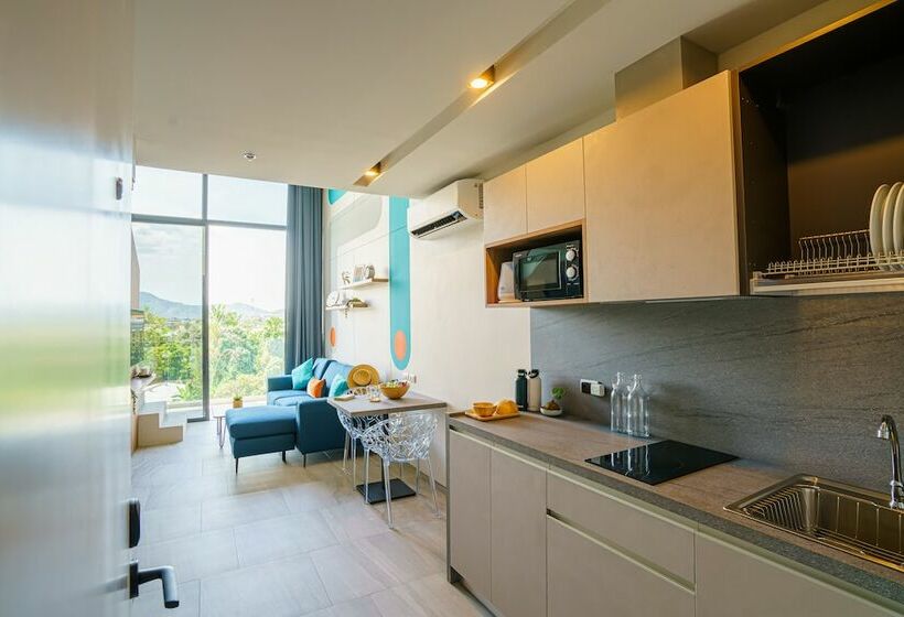 Апартаменты Дюплекс 1 Спальня, Homa Phuket Town