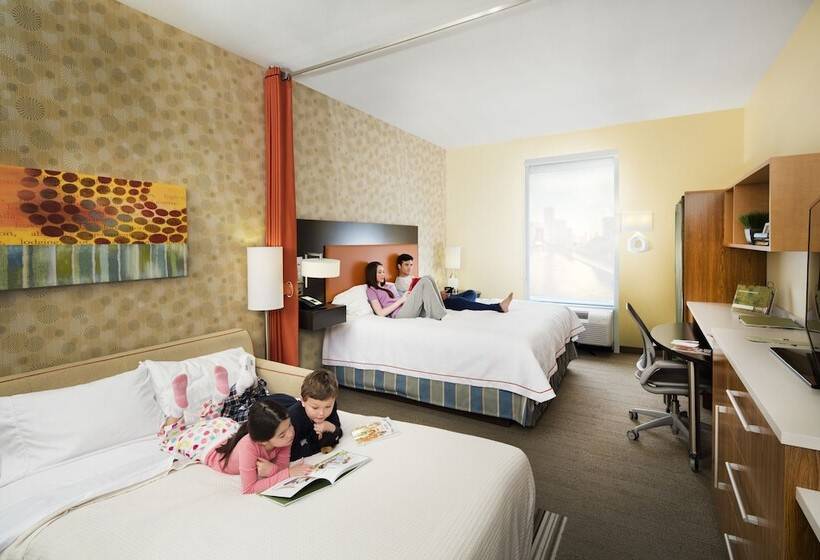 ダブルベッドのスタンダードスタジオ, Home2 Suites By Hilton Lehi/thanksgiving Point