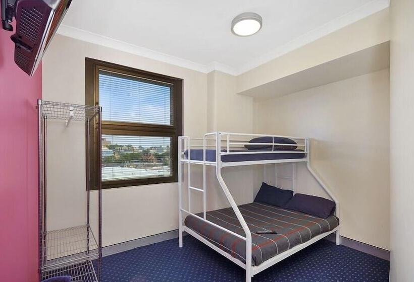 스탠다드 트리픔 룸 공동욕실, Wake Up! Sydney Central