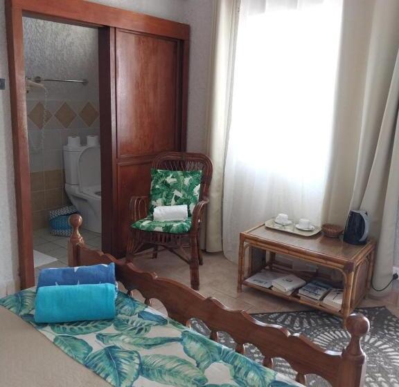 اتاق استاندارد سه تخته با چشم‌انداز باغ, Chillpill Guest House