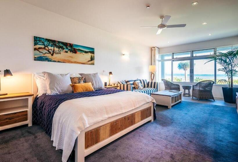 Люкс Кровать Кинг, Waiheke Waterfront Lodge