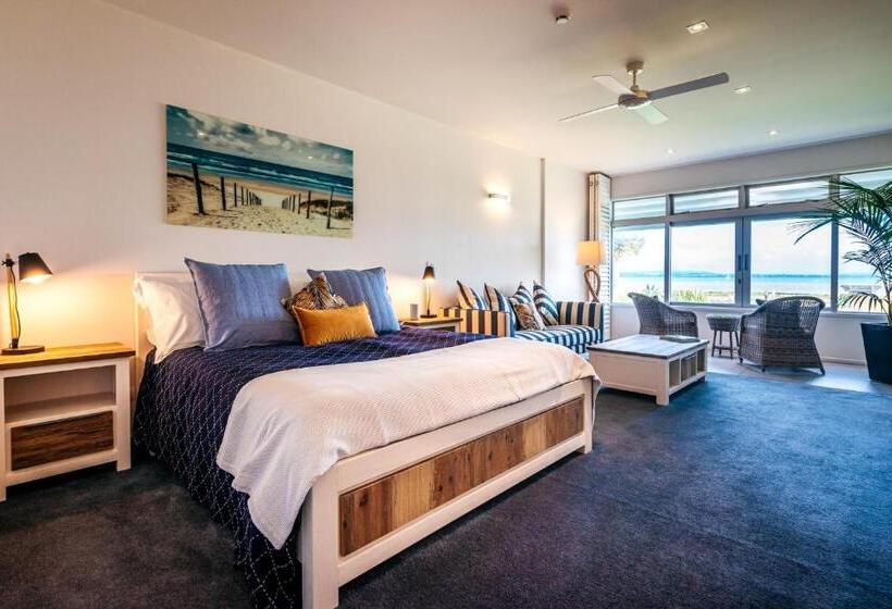 Люкс Кровать Кинг, Waiheke Waterfront Lodge
