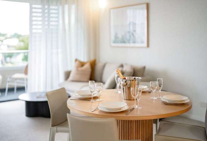 침실 2개 디럭스 아파트, Oaks Vue Suites Geelong