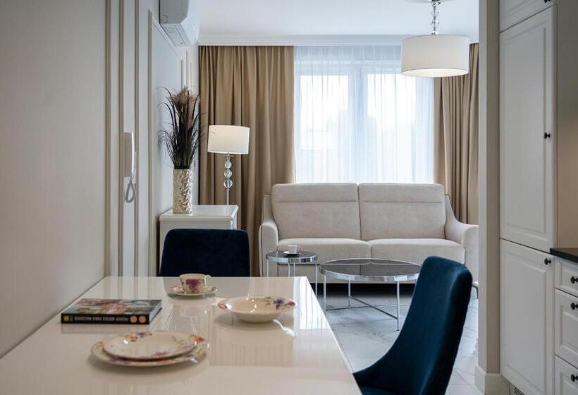 آپارتمان 1 خوابه با چشم‌انداز باغ, Apartamenty Prestige Mielno Uniescie