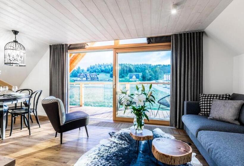 Апартаменты 1 Спальня, Białka Residence Ski   100m Do Termy Bania Odkryj Białke