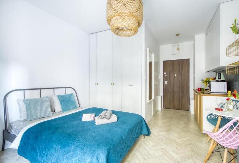 Апартаменты 1 Спальня с Террасой, Aparthotel Pawia Deluxe