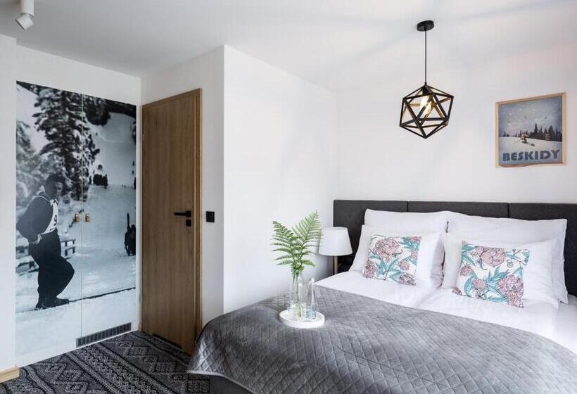اتاق استاندارد با بالکن, Villa Górska Ski & Bike