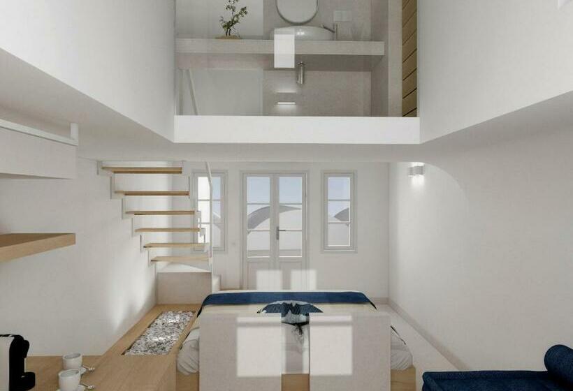 带按摩浴盆的套房, Muses Cycladic Suites