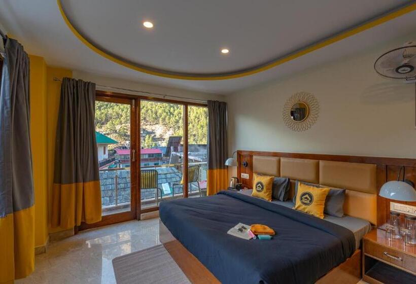 Номер Deluxe с Балконом, The Hosteller Kasol, Parvati Valley