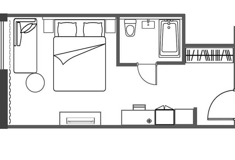 Студио Стандарт с Видом, Citadines Harbour Front Yokohama