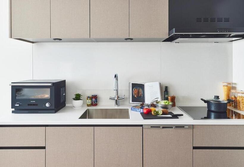 Апартаменты 2 Спальни, Citadines Harbour Front Yokohama