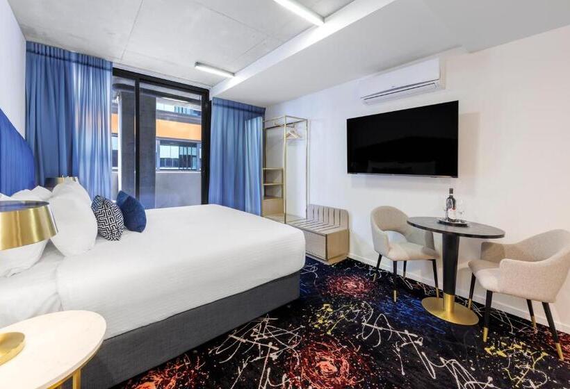 스탠다드 스튜디오 킹침대, Oaks Melbourne St Kilda Road