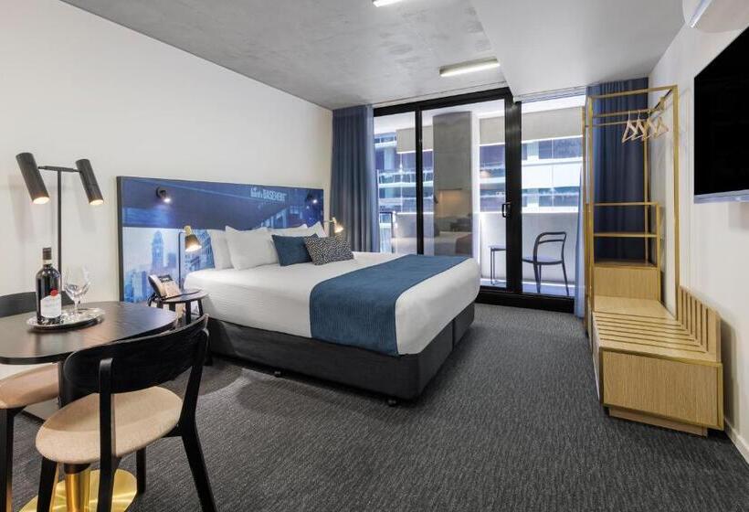 발코니가 있는 2 베드룸 아파트, Oaks Melbourne St Kilda Road