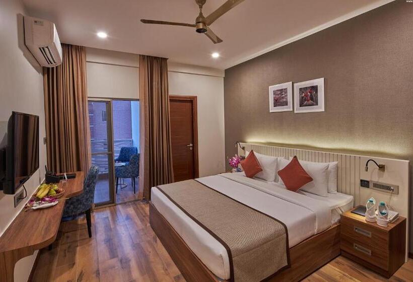 غرفة ديلوكس سرير كينج, Regenta Inn Grandorr, Mahadevapura