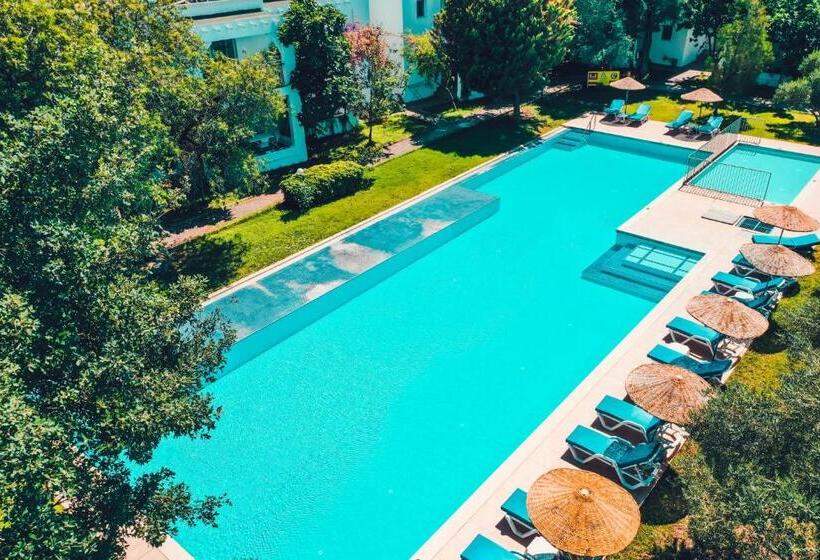 Апартаменты 1 Спальня Вид на Бассейн, Muskebi Apart Otel