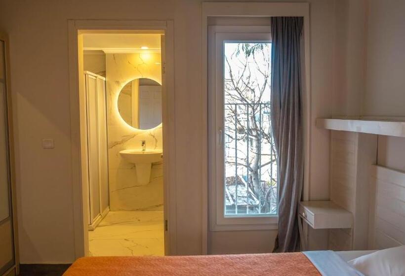 Апартаменты 1 Спальня Вид на Бассейн, Muskebi Apart Otel