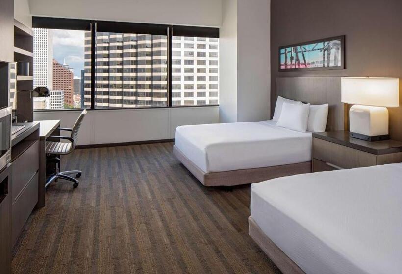 اتاق استاندارد با تخت دو نفره بزرگ, Hyatt House New Orleans Downtown